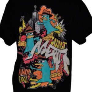 Mens Augmented Reality phineas & ferb T shirt M